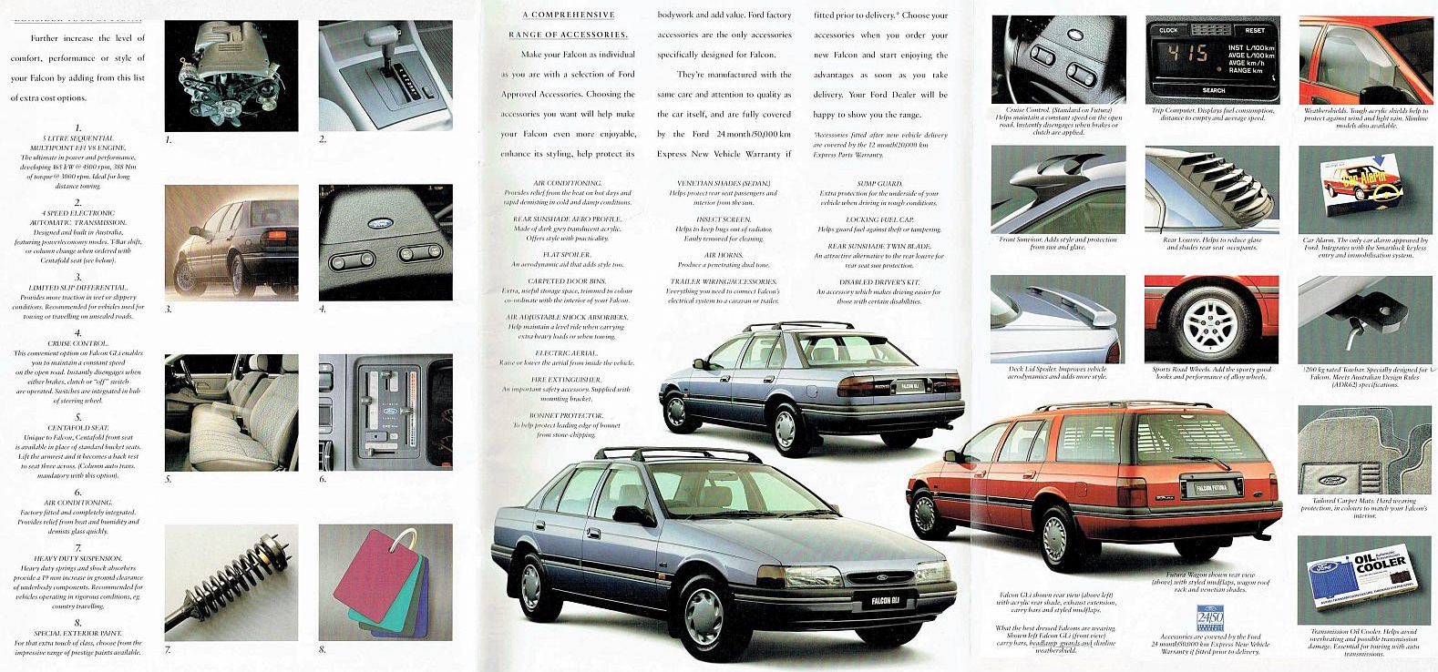 1993 Ford Falcon ED GLi and Futura Brochure Page 4