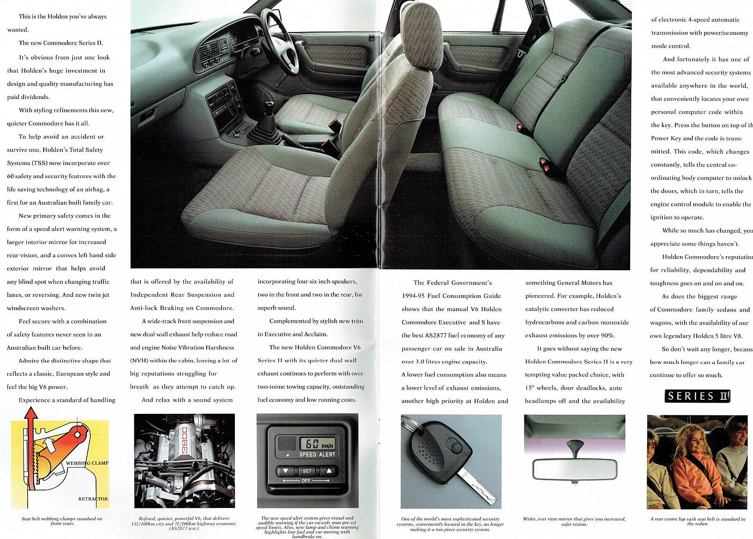 1994 Holden VR Commodore Brochure Page 8
