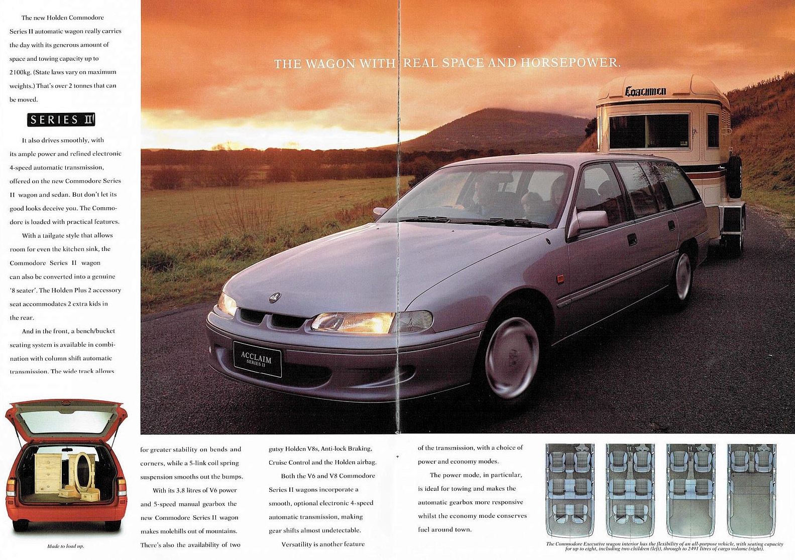1994 Holden VR Commodore Brochure Page 1