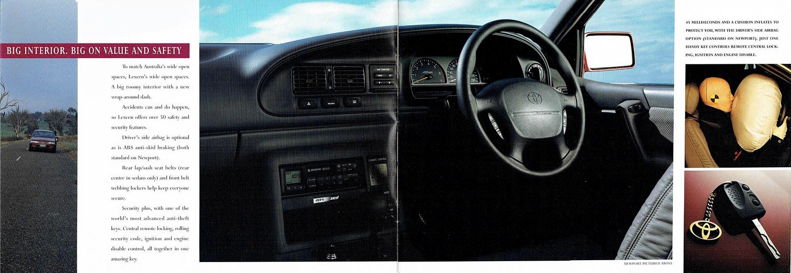 1994 Toyota Lexcen Brochure Page 1