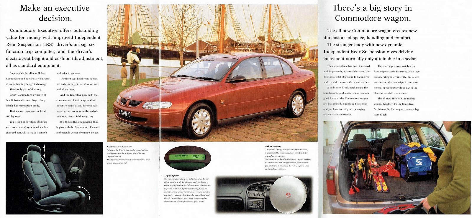 1997 Holden VT Commodore Brochure Page 7