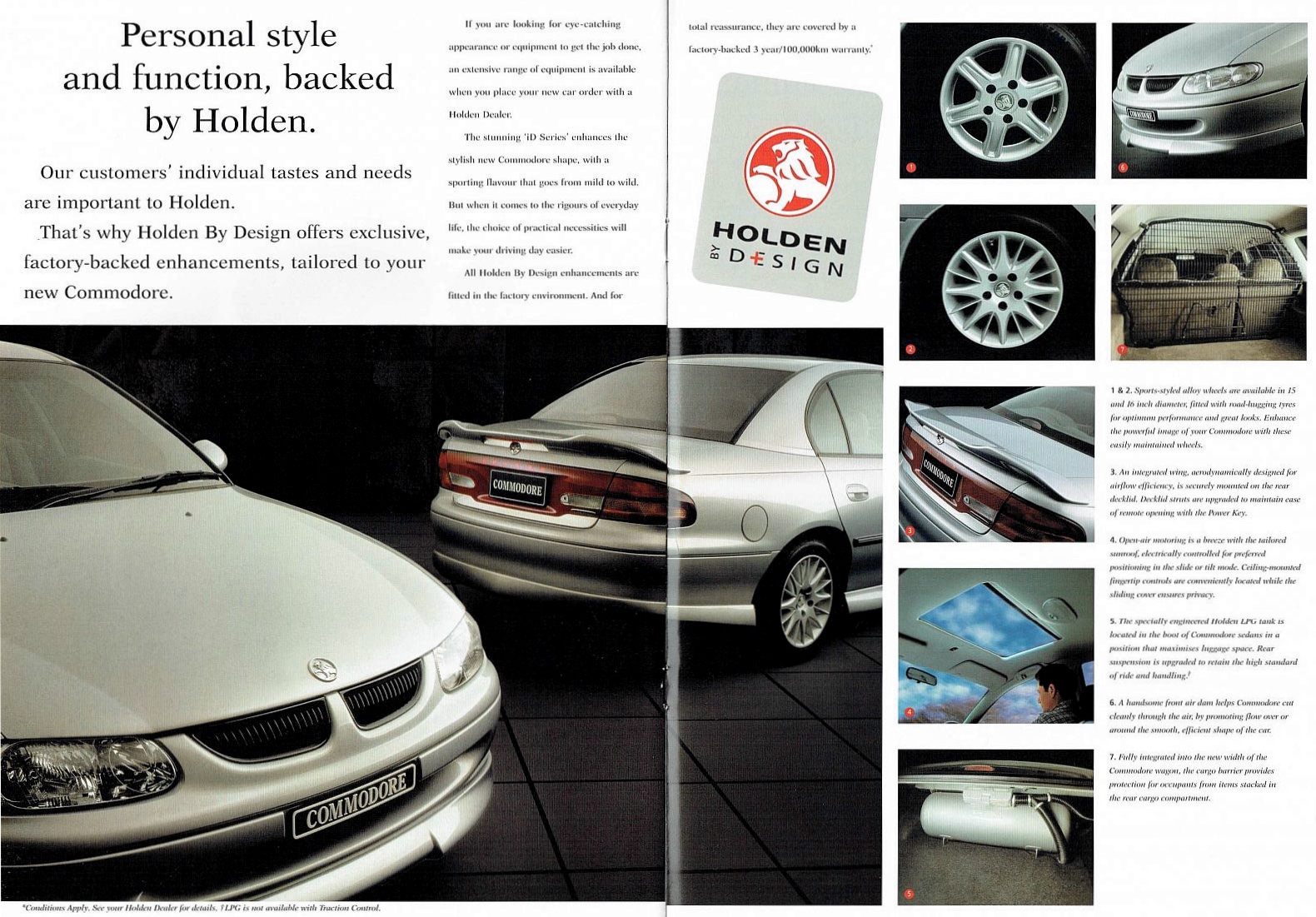 1997 Holden VT Commodore Brochure Page 10