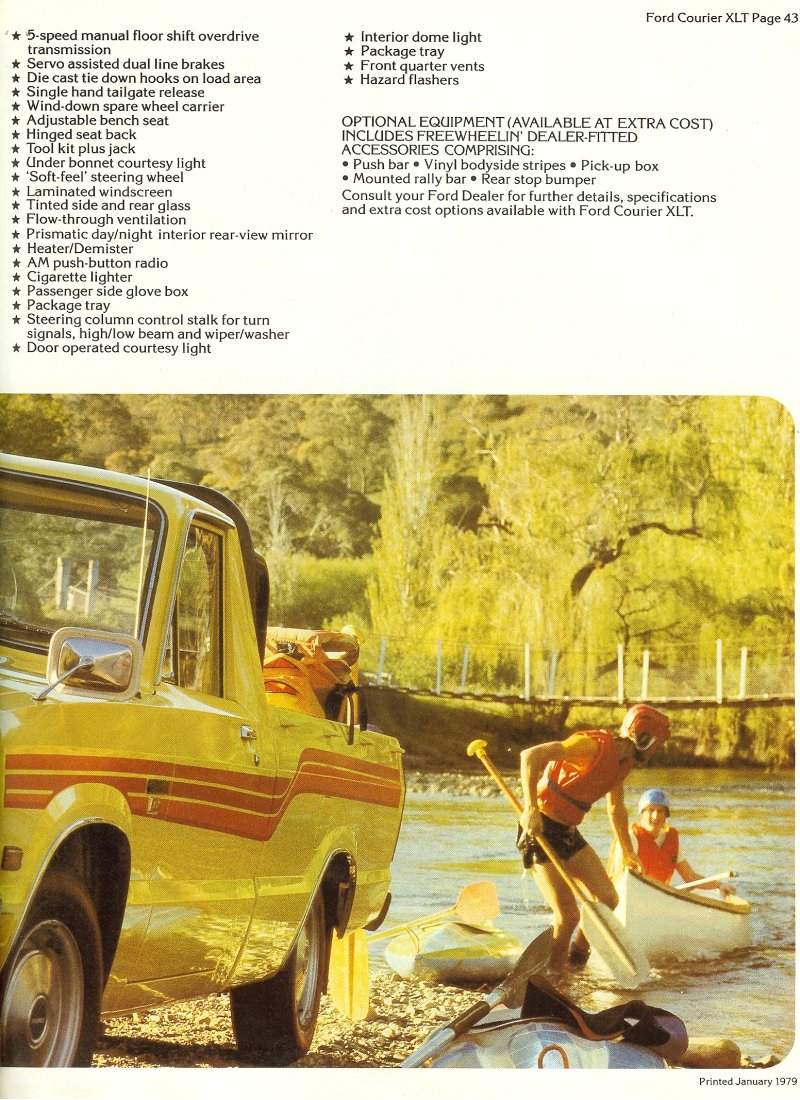 1979 Ford Range Brochure Page 62