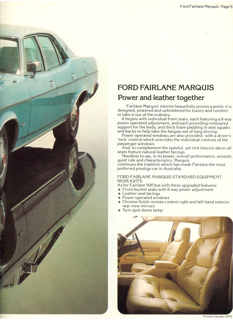 1979 Ford Range Brochure Page 22