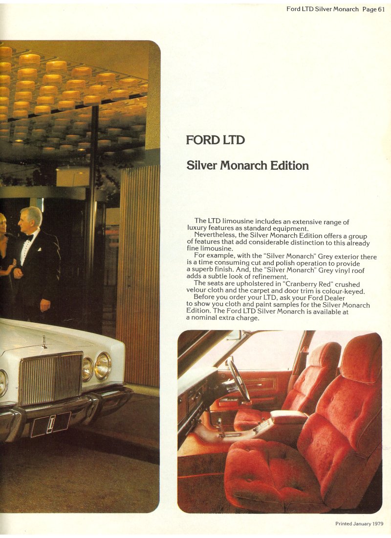 1979 Ford Range Brochure Page 64