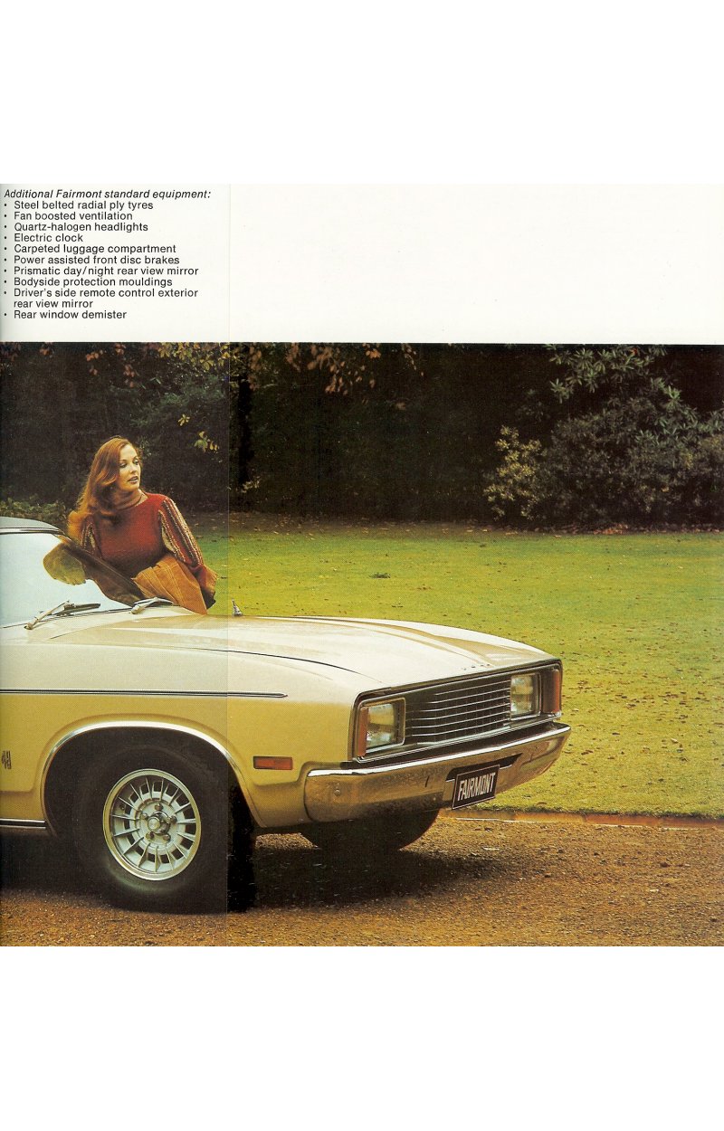 Ford Falcon XC Fairmont Brochure Page 13