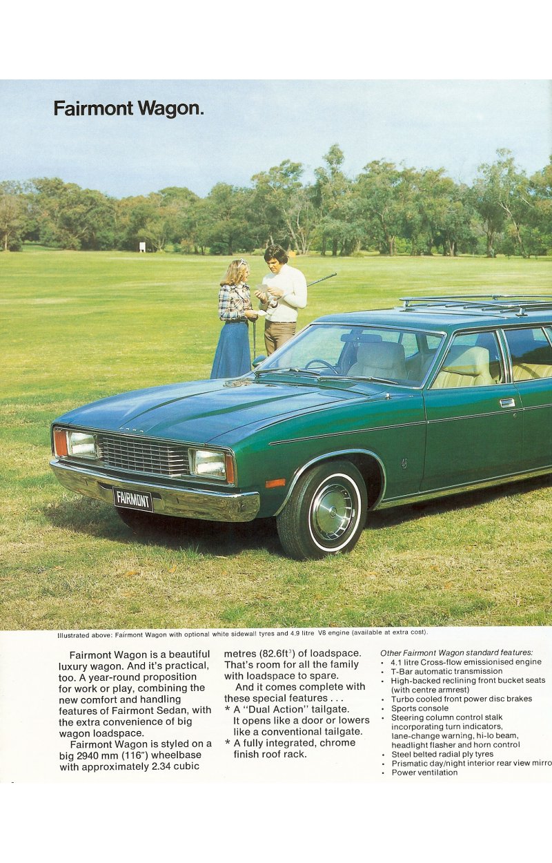 Ford Falcon XC Fairmont Brochure Page 12