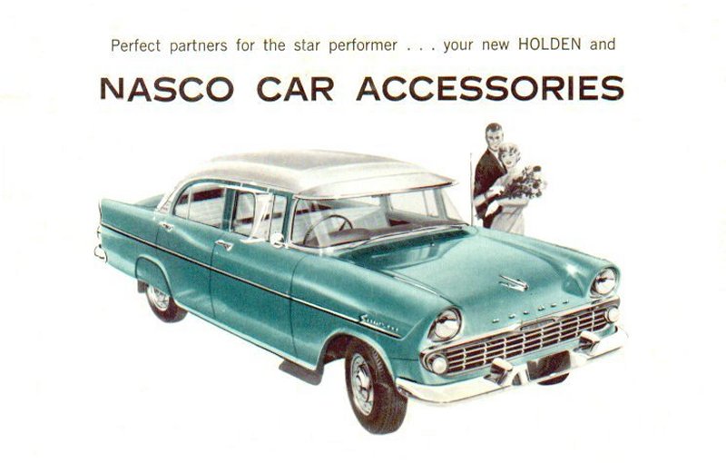Holden EK Nasco Accessories Brochure Page 1
