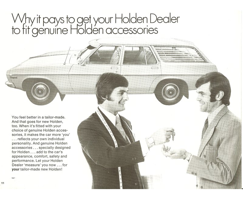 Holden HQ Accessories Brochure Page 4