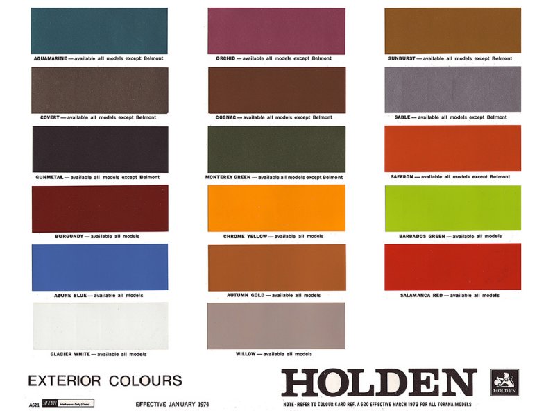 Ford australia paint colour codes #2