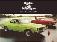 HQ Holden GTS Brochure