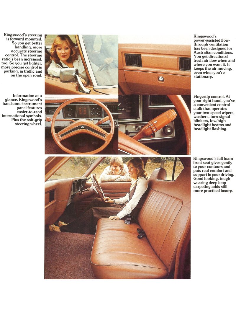 Holden HX Kingswood Brochure Page 1
