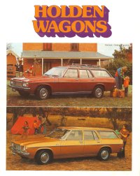 HX Holden Wagon Brochure