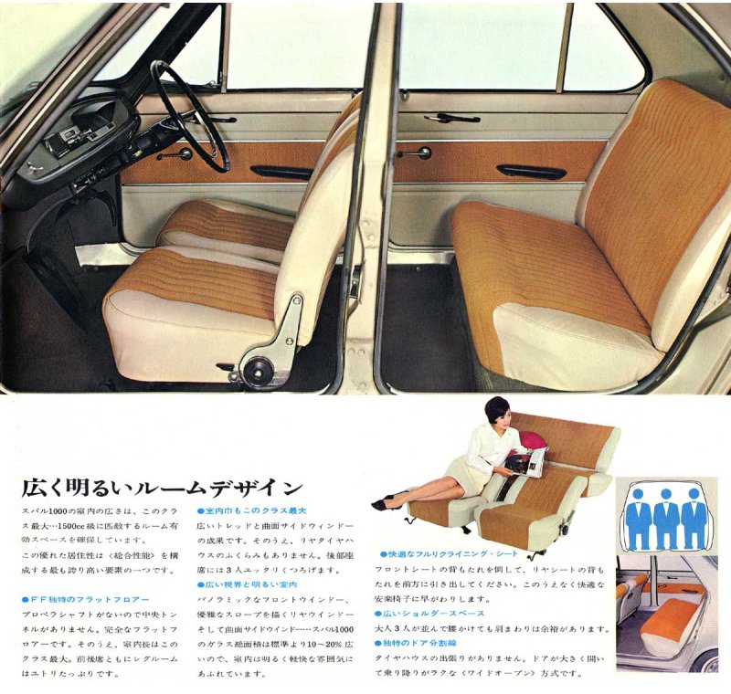 Subaru 1000 Brochure Page 8