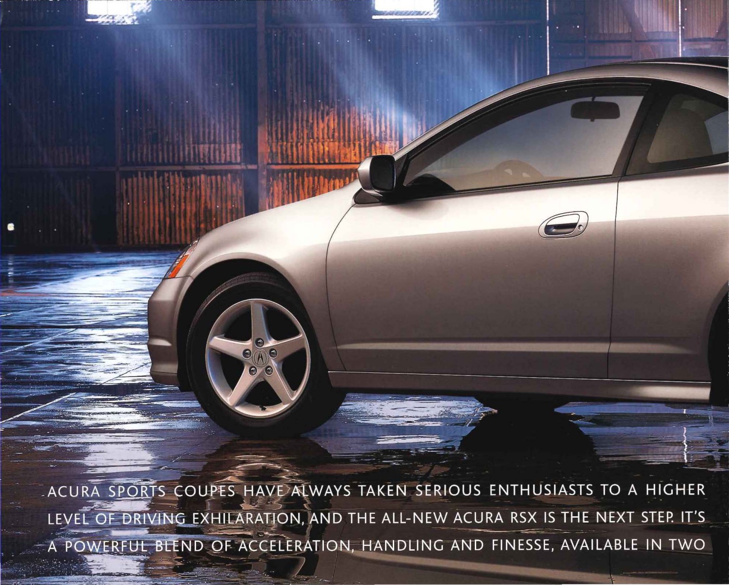 2002 Acura RSX and Type-S 24-page Original Car Sales Brochure Catalog 