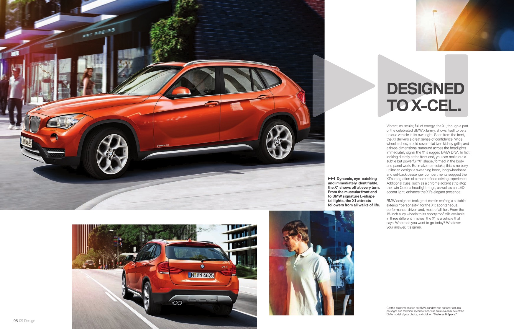 2013 BMW X1 SUV SAV Original Sales Brochure Catalog 