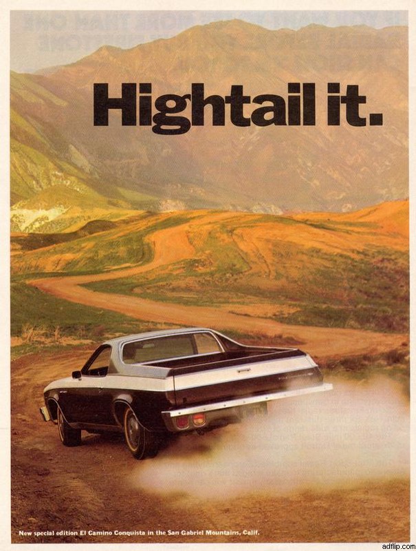 1974 Chevrolet EL Camino Sales Brochure Classic/SS+++ 