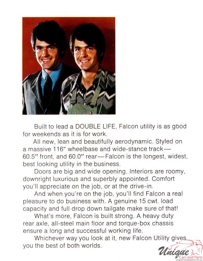 1972 Ford Falcon XA Brochure Page 4