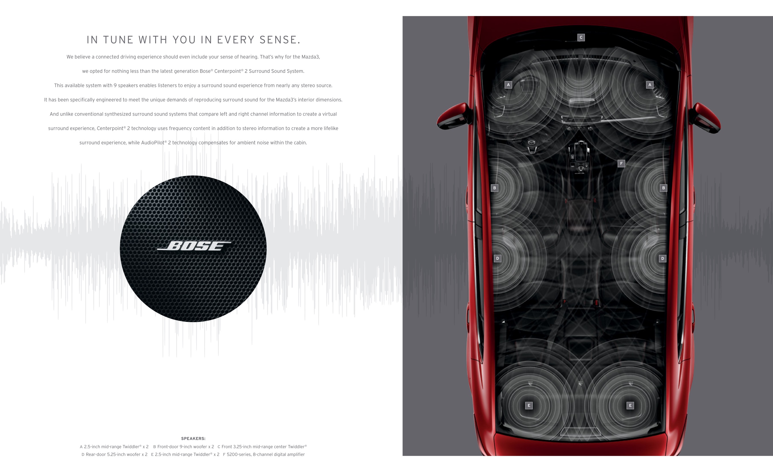 Bose Audio System Mazda 3