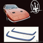 Maserati Indy stainless steel bumpers, brand new