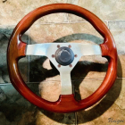 timber steering wheel