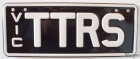 TTRS custom number plate for top of the line Audi