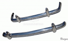 TRIUMPH TR4 TR4A Stainless Steel Bumpers