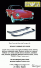 Renault Caravelle Floride brand new bumpers