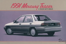 1991 MERCURY TRACER 4-Door NOTCHBACK VINTAGE LARGE