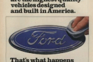 1986 FORD MOTOR CO. COLOR AD "According to a 
natio