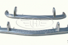 FIAT 1200 PININFARINA Stainless Steel Bumpers