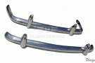 TRIUMPH TR4 TR4A Stainless Steel Bumpers