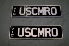 Camaro number plates ' USCMRO '