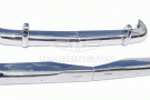 Mercedes Benz Ponton W121 stainless steel bumpers