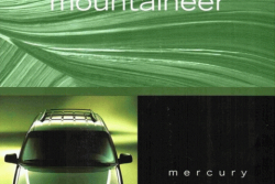2001 MERCURY MOUNTAINEER COLOR SALES BROCHURE FOLD