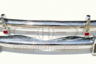 MERCEDES PONTON W105 W180 Stainless Steel Bumpers