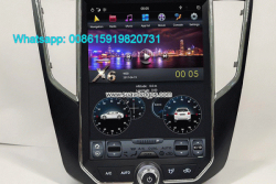 Zotye SR7 vertical Tesla Android radio GPS navigat