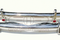 Mercedes Ponton W180 W105 stainless steel bumpers