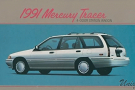 1991 MERCURY TRACER 4-Door STATION WAGON VINTAGE L