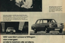 1970 MERCEDES-BENZ "Wir Werden Unsere 
Wagen..." LA