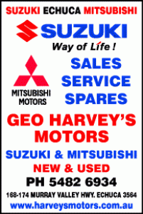Geo Harvey's Motors Suzuki & Mitsubishi
