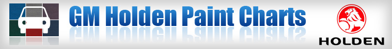 Holden Paint Charts
