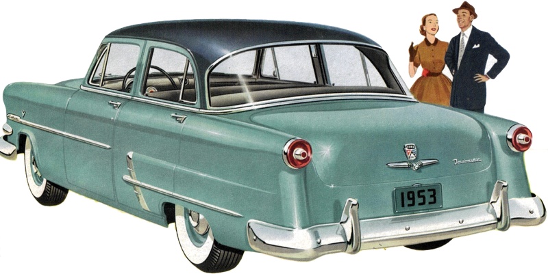 1953 Ford Customline 4 Door Sedan