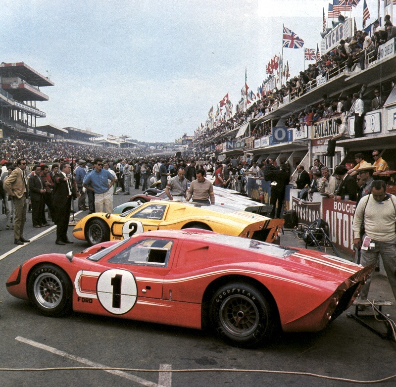The Ford Team at the 1967 Le Mans