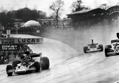 Lotus 72 in action at Brands Hatch Race of Champions