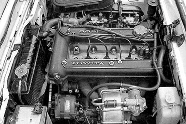 Toyota Corona 1600GT Engine Bay