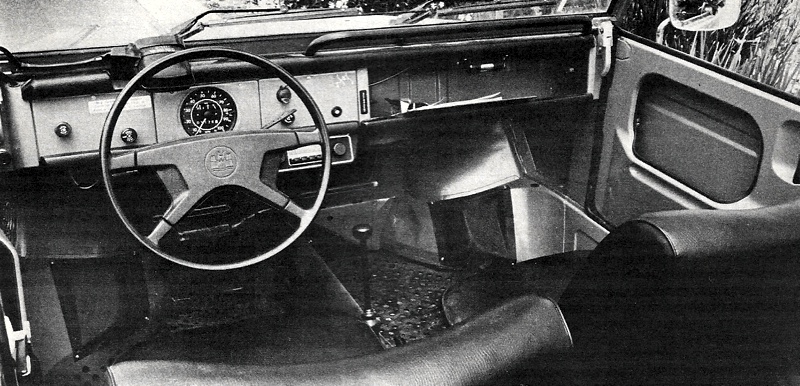 Volkswagen Type 181 Dashboard