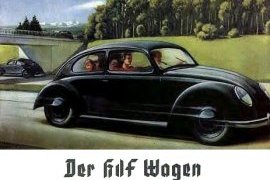 Early German advertisement for the KdF-Wagen