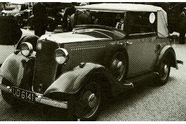 1934 Vauxhall Light Six A-Series 12 HP Drophead Coupe