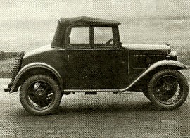1935 Austin Seven Two-seater in Service Dress